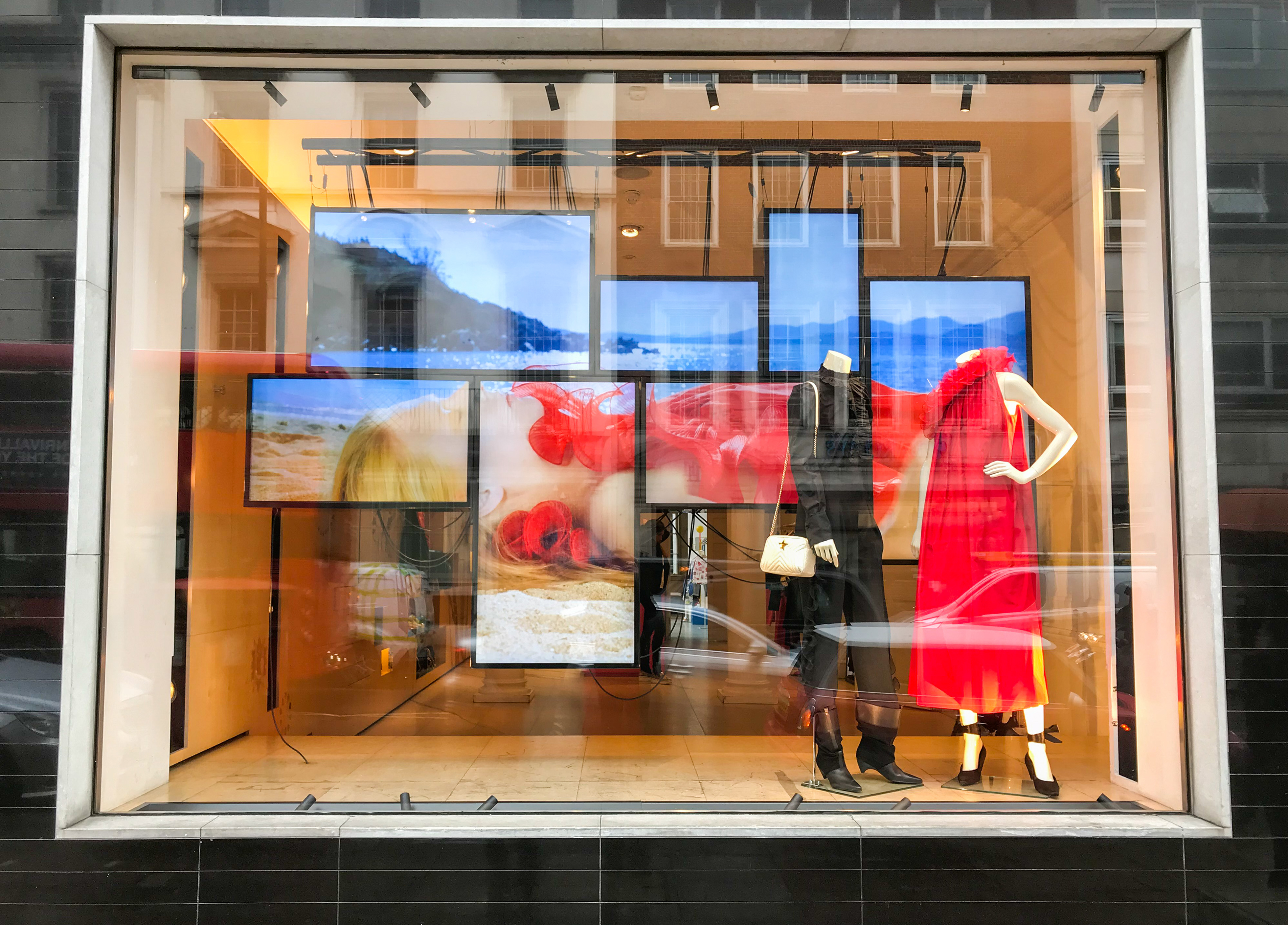 Luxury Fashion Window Display