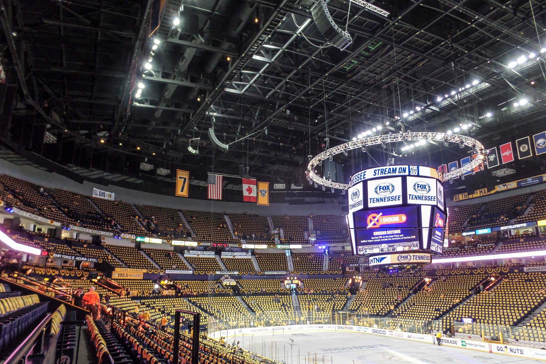 The Bridgestone Arena - Home of the greatest NHL team in the