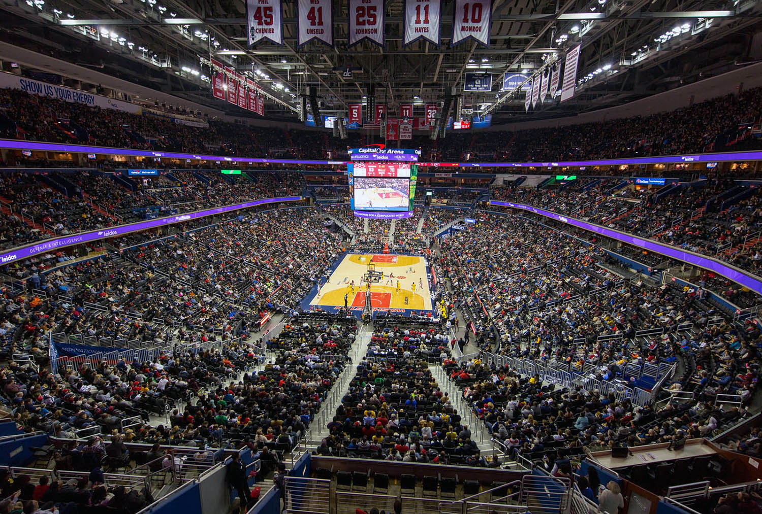 Capital One Arena Installation - Quince Imaging