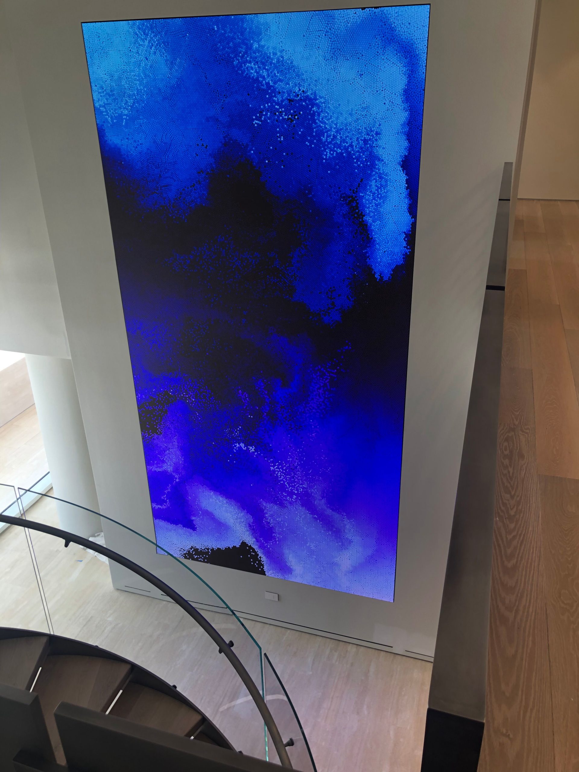 Blackdove curates digital art for custom integrators Installation