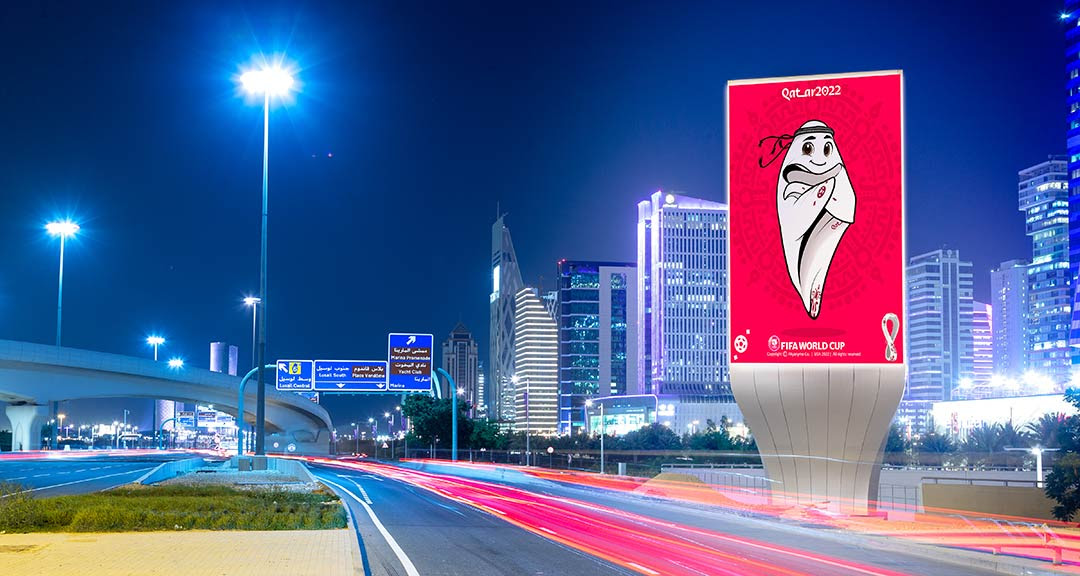 Daktronics and Elan Media partner for LED displays in Qatar - Installation