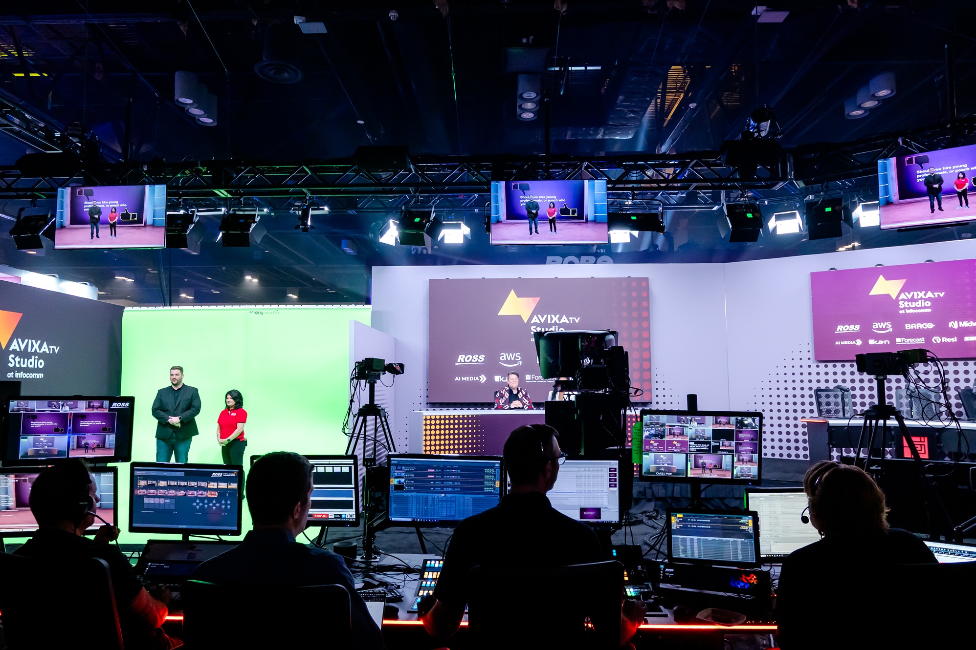 Hybrid broadcast production will drive the AVIXA TV Studio at ISE