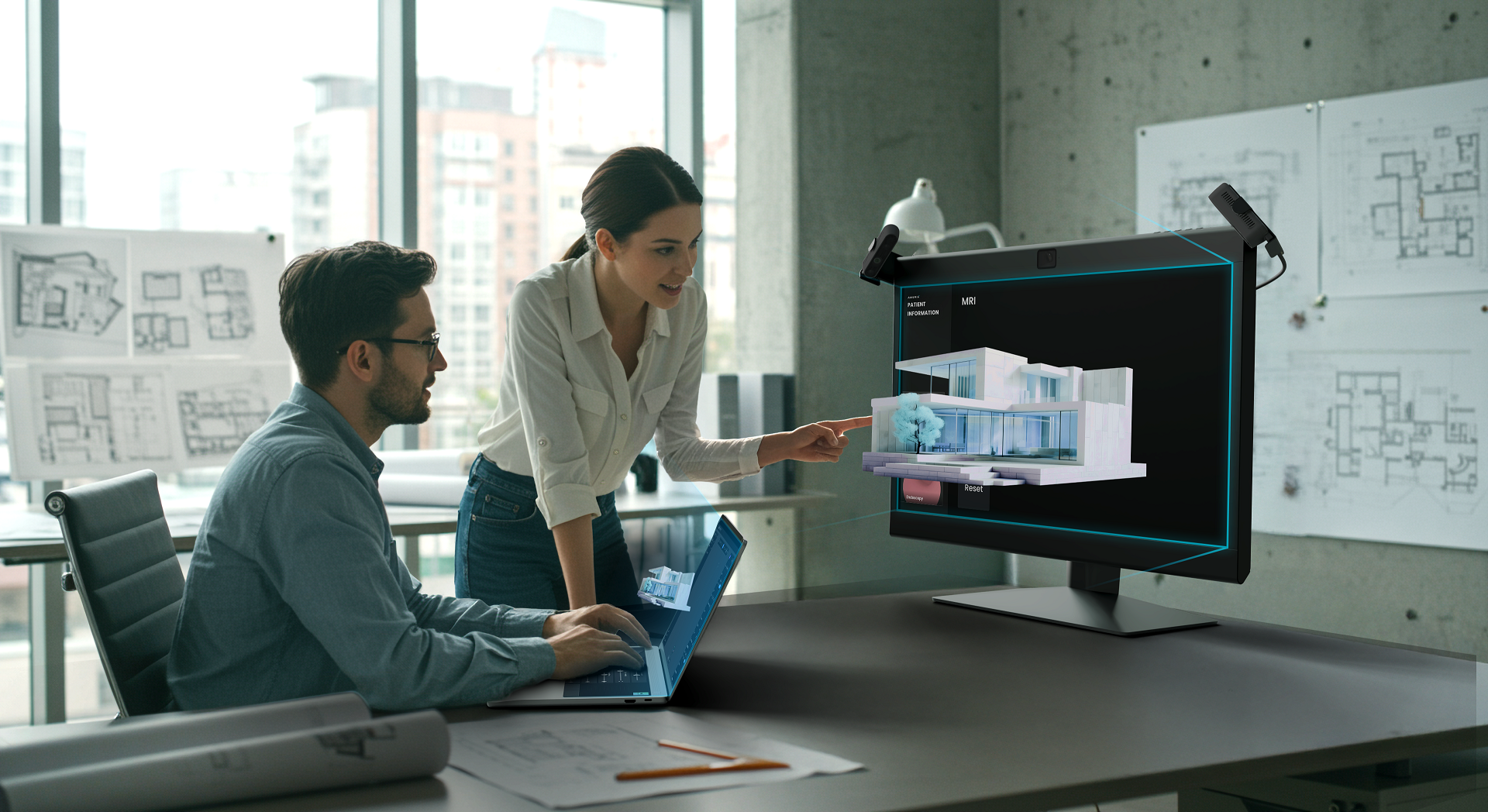 Sony and Ameria to reveal 3D gesture display system - Installation