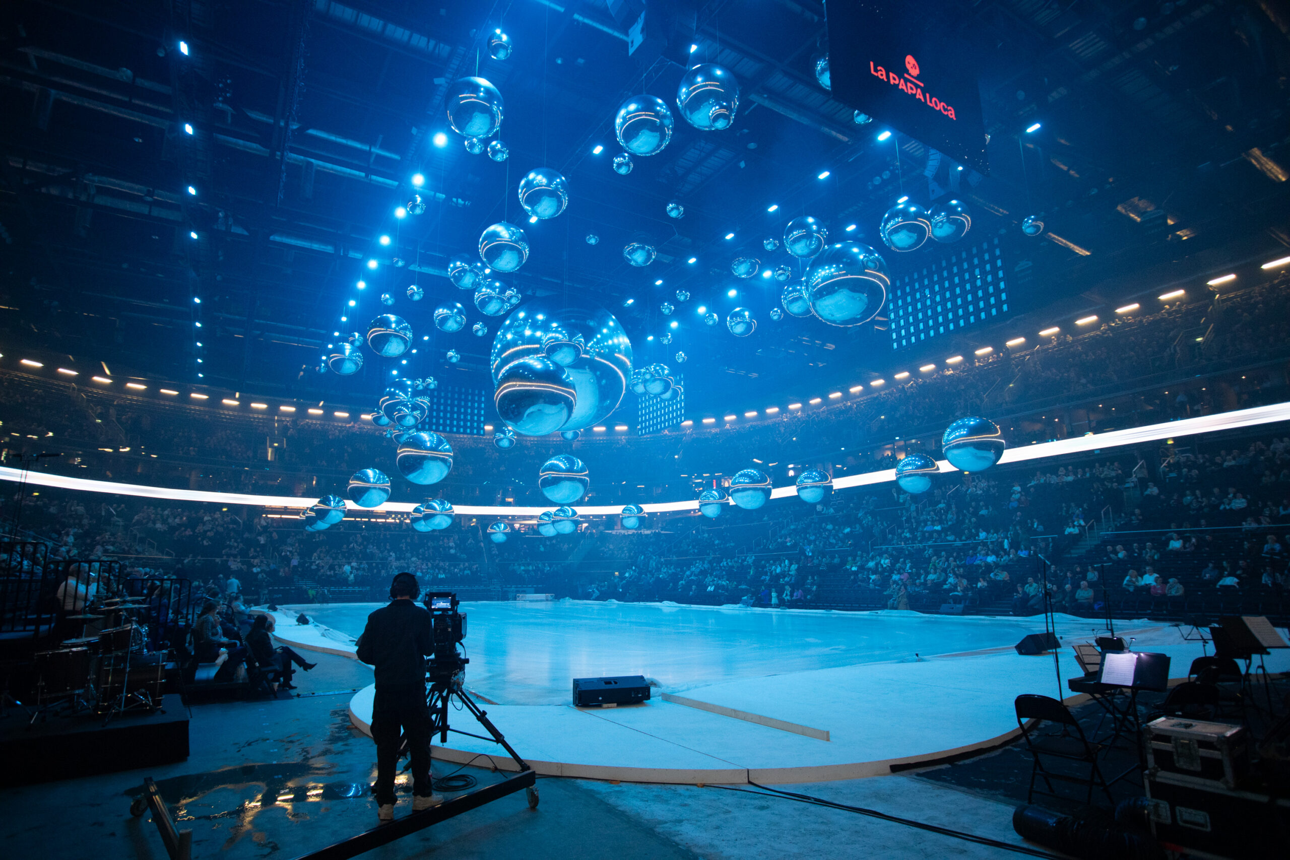 HK Audio line arrays power Baltic arena’s ice production