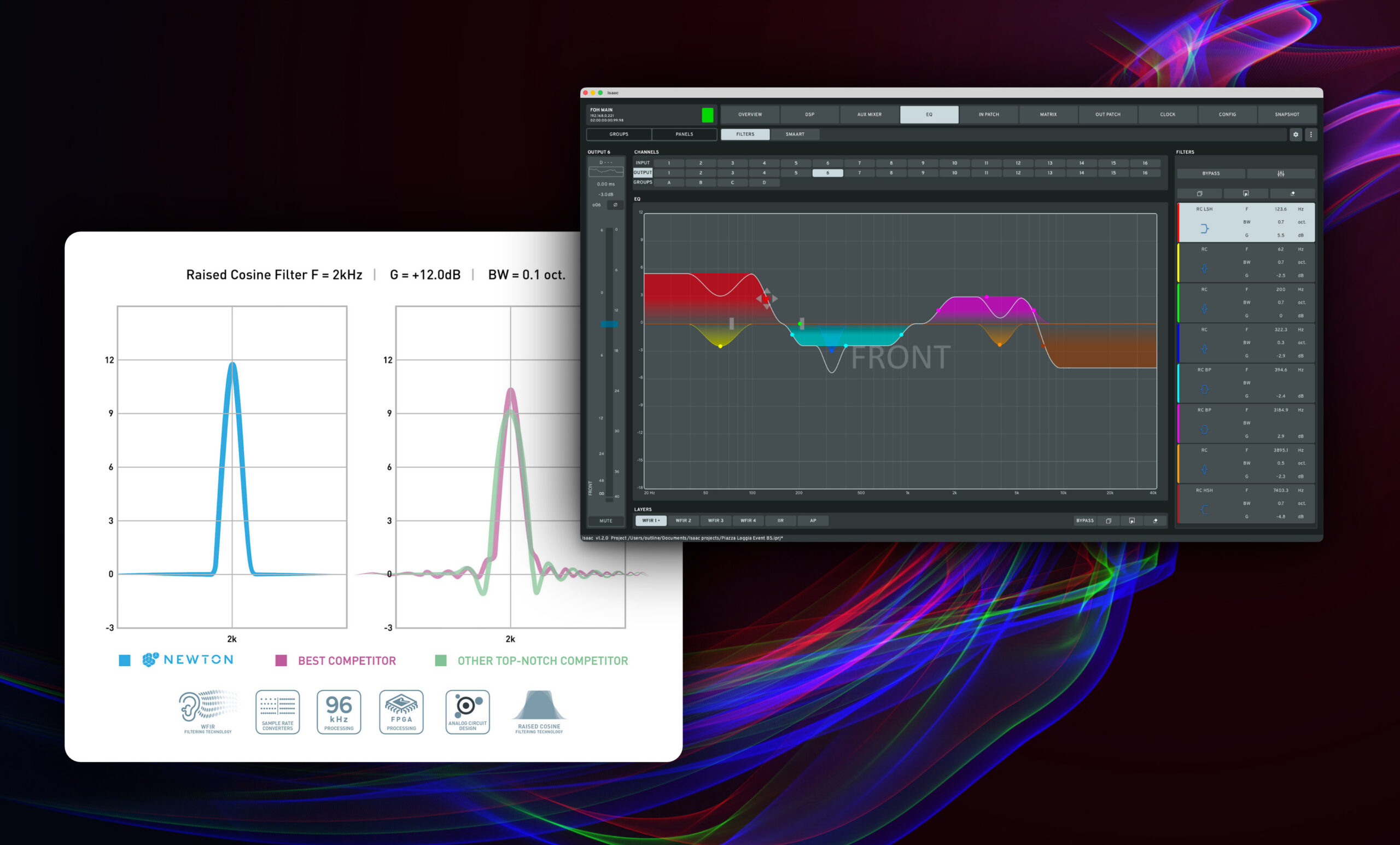 Outline secures European patent for audio filter technology